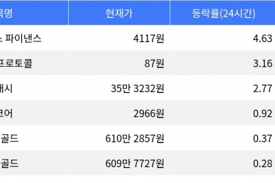 thumbnail - 엠와이엑스 파이낸스, 시가총액 300위권 24시간 등락률 1위