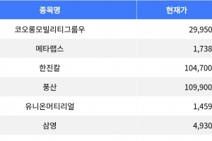 기사로 이동 - 코오롱모빌리티그룹우, 14.43% 하락으로 주목