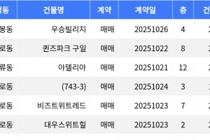 기사로 이동 - “매매가 1억 2천만원”... 구로구 주간 최저가 매물, ‘개봉동 우승빌리지’