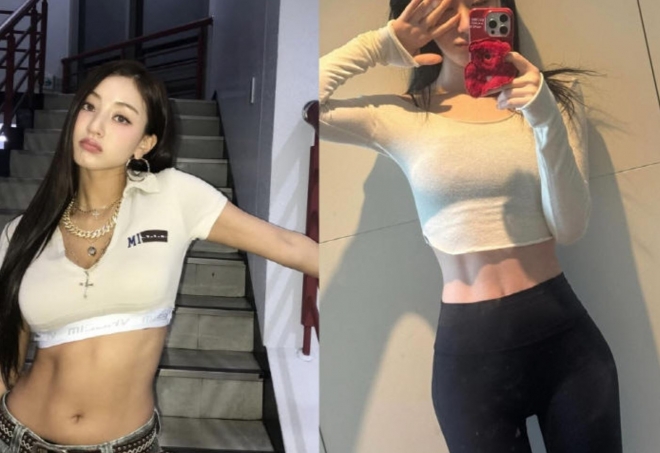 thumbnail - ITZY 채령, 완벽한 11자 복근 공개… “새로운 여성 짐승돌 탄생”