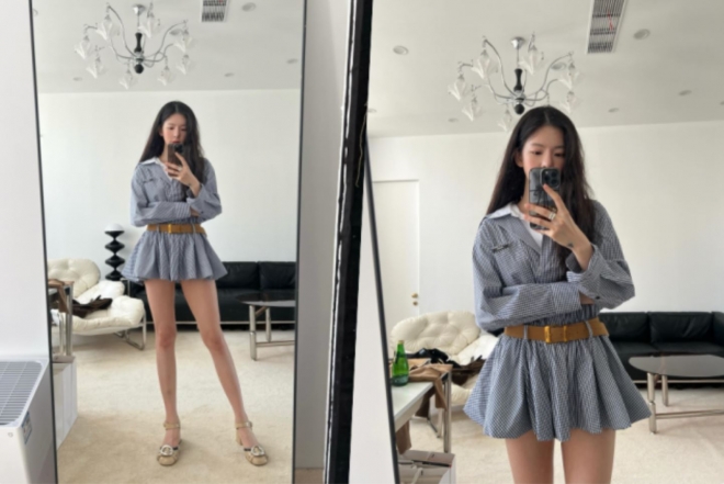 thumbnail - 장재인, ‘11자 각선미’로 모델 뺨치는 비율 자랑...“진짜 인형 같다”