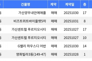 기사로 이동 - “매매가 8천5백만원”... 금천구 주간 최저가 매물, ‘가산동 가산양우내안에애플’
