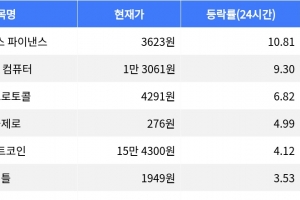기사로 이동 - 엠와이엑스 파이낸스, 24시간 상승률 1위 기록