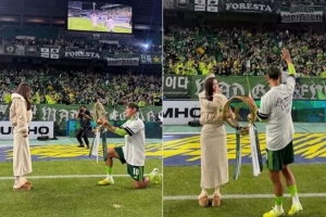 기사로 이동 - 곽민선 아나운서, “전북 우승과 함께 시집갑니다”…그라운드 프러포즈