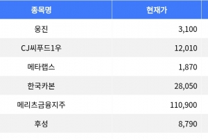 기사로 이동 - 웅진, 장 마감 기준 등락률 -25.84% 기록하며 하락세 주도