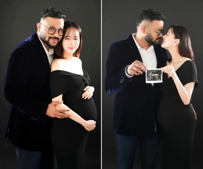 thumbnail - 속도위반 아니라더니… 결혼 두 달 만에 만삭 사진 공개한 ‘이 사람’