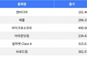기사로 이동 - 엔비디아 1% 상승, 애플 1% 상승…나스닥 종합 상승세