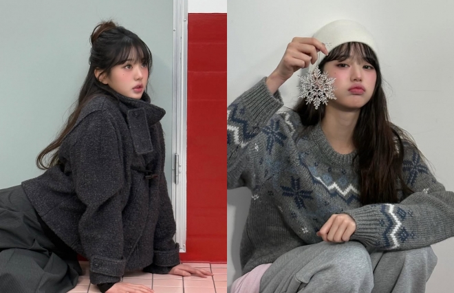 thumbnail - CG인줄, 살아있는 인형… 장원영, 한겨울 녹이는 ‘이 미모’