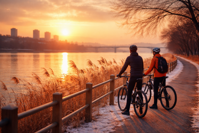 thumbnail - 겨울에도 좋은 국내 자전거 여행지 BEST 5 (+준비 팁)