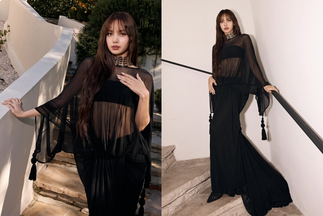 thumbnail - “진짜 다 비치네”… 리사, 파격 시스루 드레스에 전 세계 팬들 ‘열광’