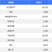 thumbnail - 남선알미우, DYP 강세 마감, 상장주 급등세 주목