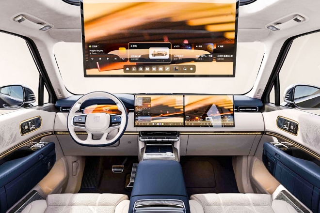thumbnail - 뒷좌석 TV가 막 움직여… 삼성과 작정하고 만든 1억짜리 ‘이 SUV’