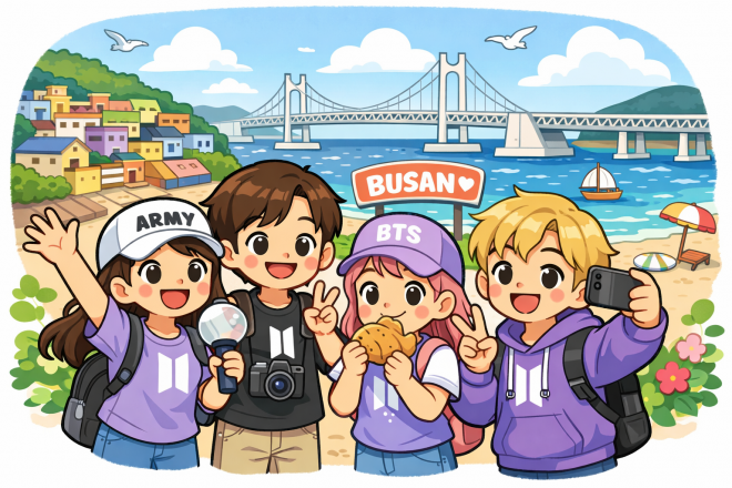 thumbnail - BTS 공연 따라 부산행…아미 전용 ‘부산 여행’ 가이드 (BTS x ARMY: Busan