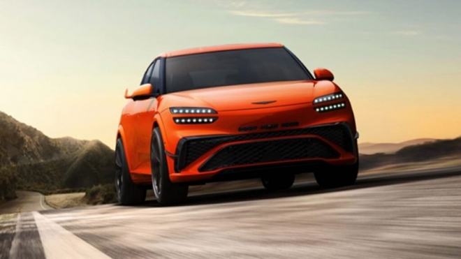 thumbnail - 오렌지색 섬광이 번쩍… 1억 안되는 제네시스 ‘고성능 전기차’