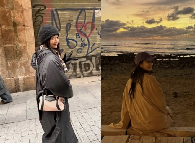 thumbnail - “김우빈 앞에서만 나오는 표정”… 11년차 커플의 꿀 떨어지는 ‘이곳’ 근황