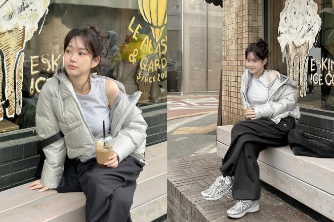 thumbnail - 추운 겨울도 녹일 미모… 민소매에 패딩 걸친 ‘이 여배우’
