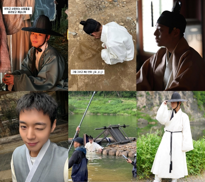 thumbnail - 추위도 녹이는 팬 사랑…100만마다 사진 푸는 배우의 특별한 약속