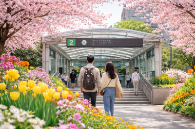 thumbnail - “지하철역 바로 앞”…서울 근교 1시간, 봄꽃 여행지 추천