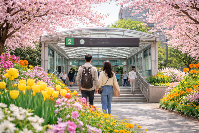 thumbnail - “지하철역 바로 앞”…서울·수도권 봄꽃 여행지 추천