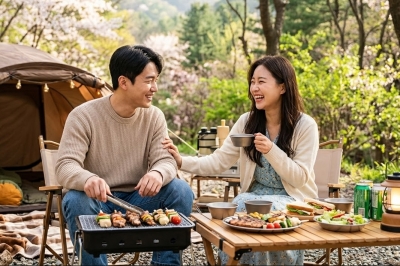 thumbnail - 3월 봄 캠핑 어디 갈까?…가족·연인·혼캠 추천 명소 (+준비물 꿀팁)