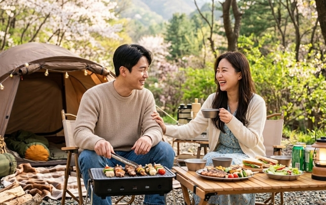 thumbnail - 3월 봄 캠핑 어디 갈까?…가족·연인·혼캠 추천 명소 (+준비물 꿀팁)