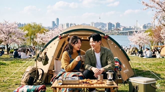 thumbnail - 따스한 봄 되자 난리났다…요즘 뜨는 국내 캠핑장 7곳
