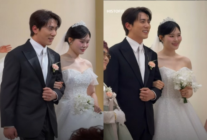 thumbnail - 15년 연애의 마침표일까…봄날 전해진 김원훈·엄지윤 결혼식의 진실