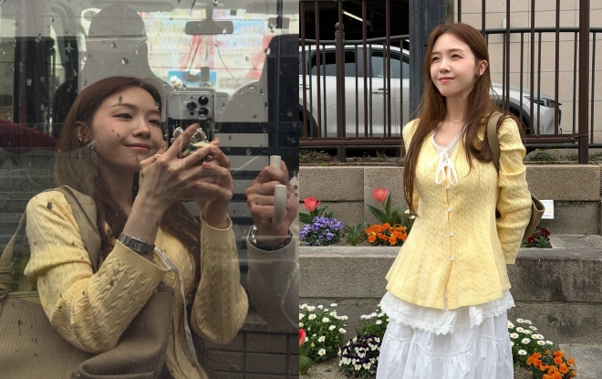 thumbnail - 남편 온주완이 찍어줬나… 방민아, 벚꽃 핀 후쿠오카서 전한 근황