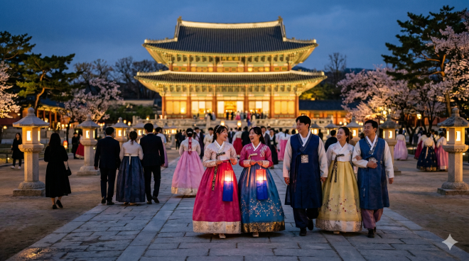 thumbnail - 고궁 야간 개장 완벽 가이드…예약 필수 vs 무료 관람 총정리