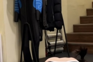 기사로 이동 - 공중에서 이런 자세까지?… 권은비, 4월에도 계속되는 명품 몸매 관리법