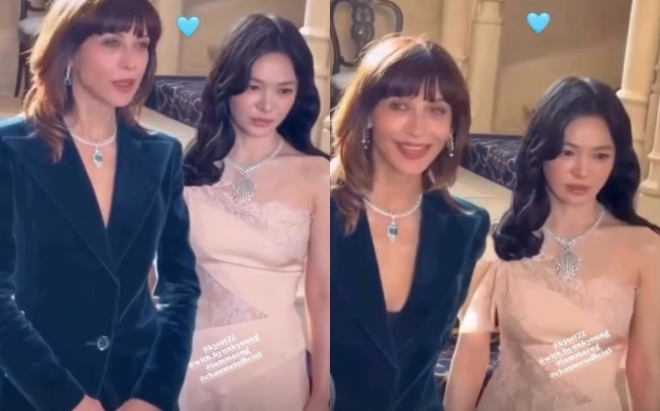 thumbnail - 봄날 파리에서 전해진 소식…송혜교 옆 ‘전설의 여배우’ 누구?