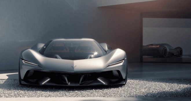 thumbnail - 람보르기니도 긴장할 디자인… 도로에 진공청소기 돌리는 콜벳 콘셉트카