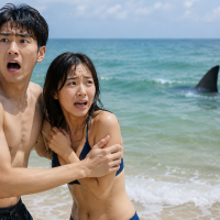 thumbnail - 상어 나타났다면 이렇게 도망쳐라…생존 대피법 공개