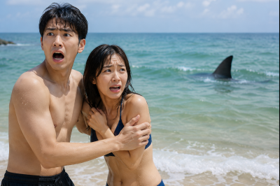 thumbnail - 상어 나타났다면 이렇게 도망쳐라…생존 대피법 공개