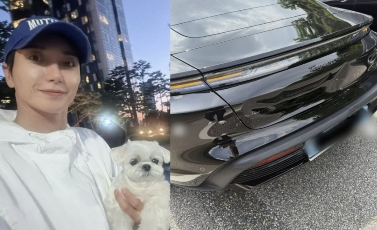 thumbnail - “비닐도 못 뜯었는데 어떡하죠”… 이특 포르쉐, 출고 2주 만에 고속도로 사고
