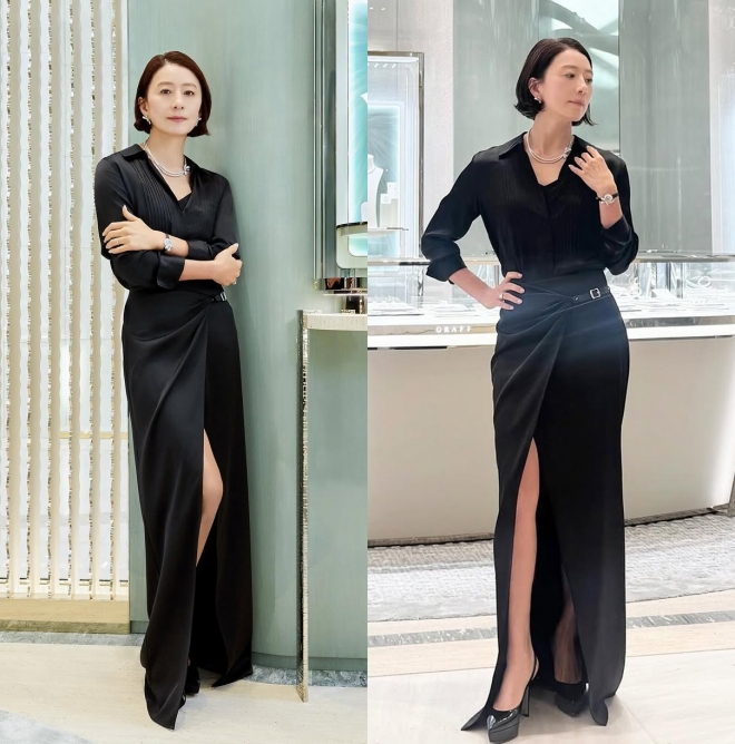 thumbnail - 59세 김희애, 제주서 포착된 레깅스핏…40년 관리의 결과물
