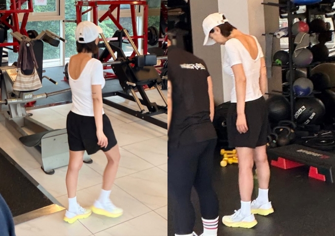 thumbnail - 164cm·42kg 신지, ‘뼈말라’ 걱정에 결국 헬스장 찾았다