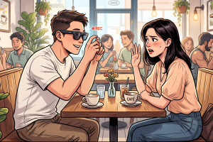 기사로 이동 - ‘AI 안경’ 불법 촬영 논란…‘변태 안경’ 구별법은?