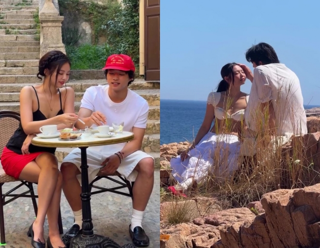 thumbnail - 블랙핑크 제니, 스페인서 포착된 남자와 ‘이래도 친구라고?’