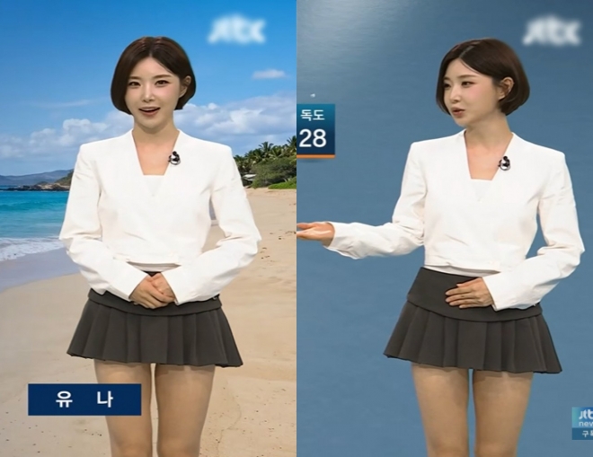 thumbnail - “아침뉴스 보다가 깜짝”…브브걸 유나, 기상캐스터로 왜 나왔나