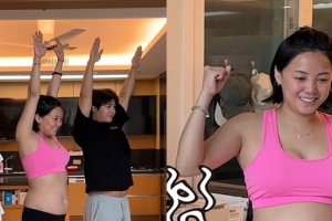 기사로 이동 - 고은아, 60kg 넘자 드러난 현실 뱃살…가족도 “다 속고 있다”
