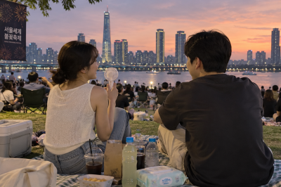 thumbnail - 불꽃축제 명당 600만원, 돗자리 30만원…무료로 잘 보이는 곳은?