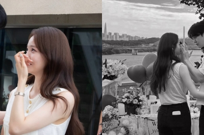 thumbnail - “다들 디테일하게 나를 속였어” 14살 연하 배우 울린 강균성 프러포즈 현장