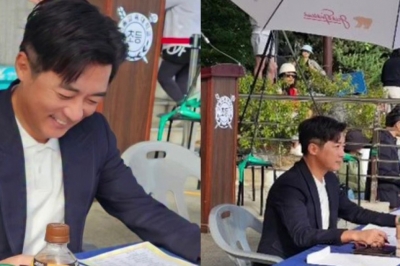 thumbnail - “진행이요? 대박”…안재욱, 딸 운동회서 정장 입고 사회 본 사연