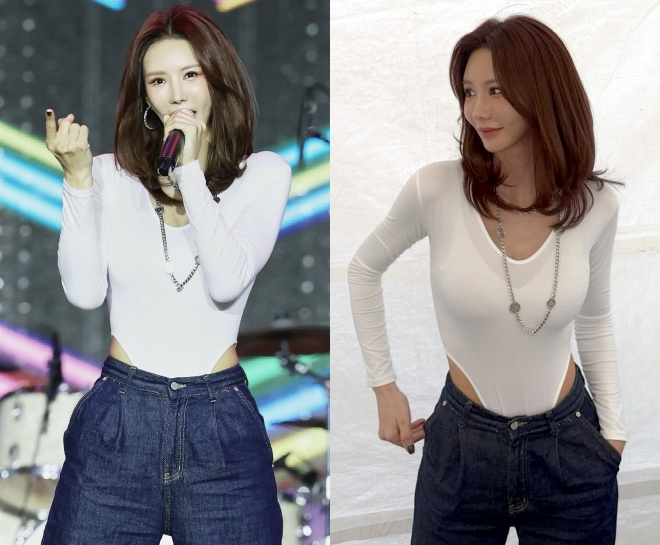 thumbnail - “이 몸매가 애 둘 엄마?”… 7천명 앞 보디슈트 입고 작정한 걸그룹