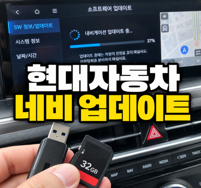 thumbnail - “SD카드 꽂았는데 왜 안돼?” 현대차 내비 업데이트, 시작부터 막혔다면