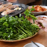 thumbnail - “삼겹살엔 미나리인데…” 기생충 감염확률 90%? 정작 더 조심해야 할 건 따로 있었다